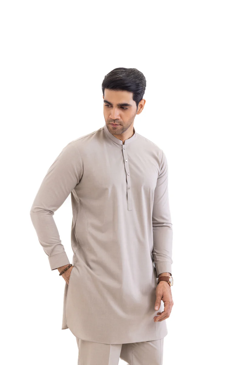 Taupe-Blended-Kurta Trouser - (MP2PBBW25ADN29) - Image 4