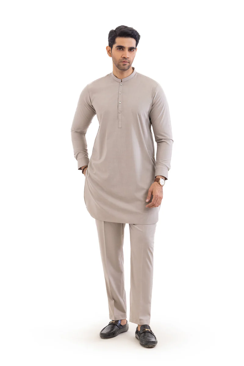 Taupe-Blended-Kurta Trouser - (MP2PBBW25ADN29) - Image 7