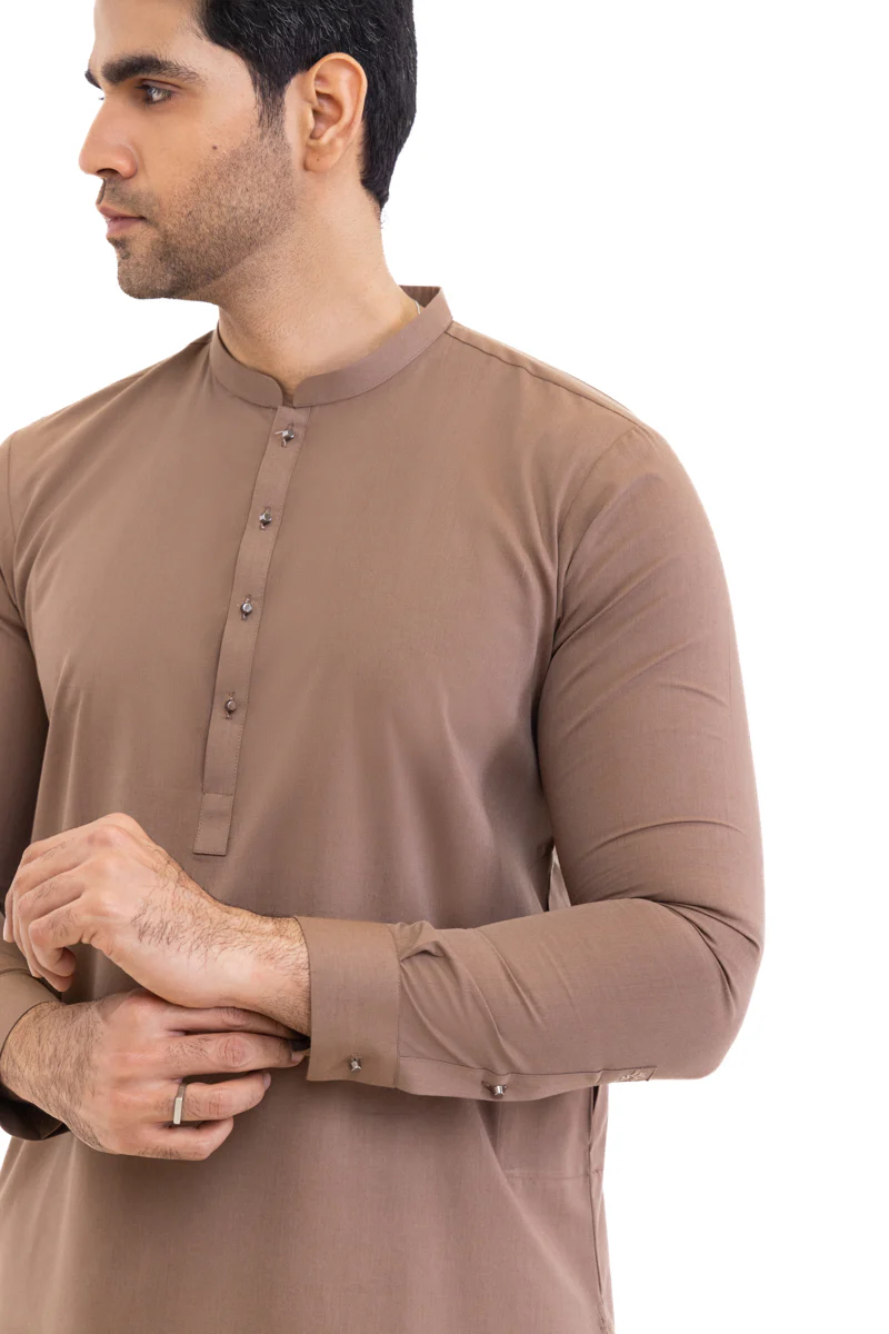 Brown-Cotton-Kurta Trouser - (MP2PBBW25ADN32) - Image 5