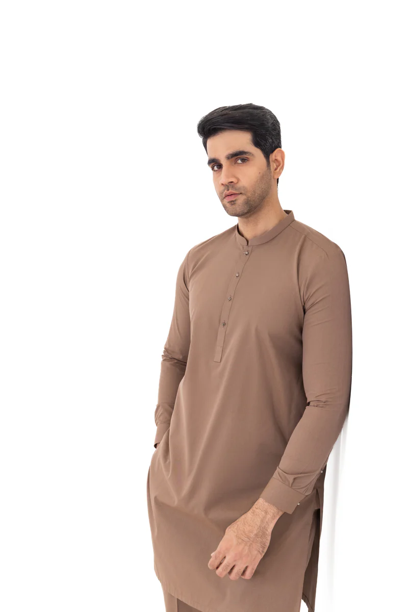 Brown-Cotton-Kurta Trouser - (MP2PBBW25ADN32) - Image 6