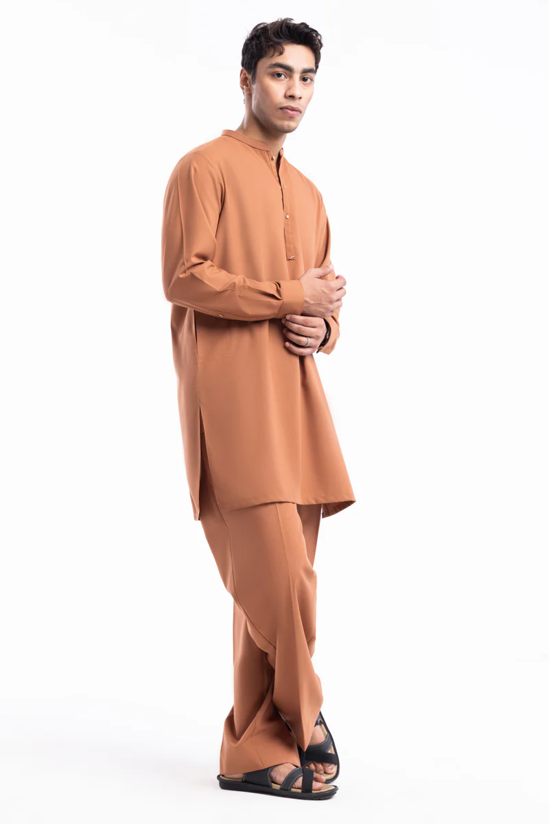 R-Brown-Blended-Kurta Trouser - (MP2PBBW25BM10N16) - Image 10