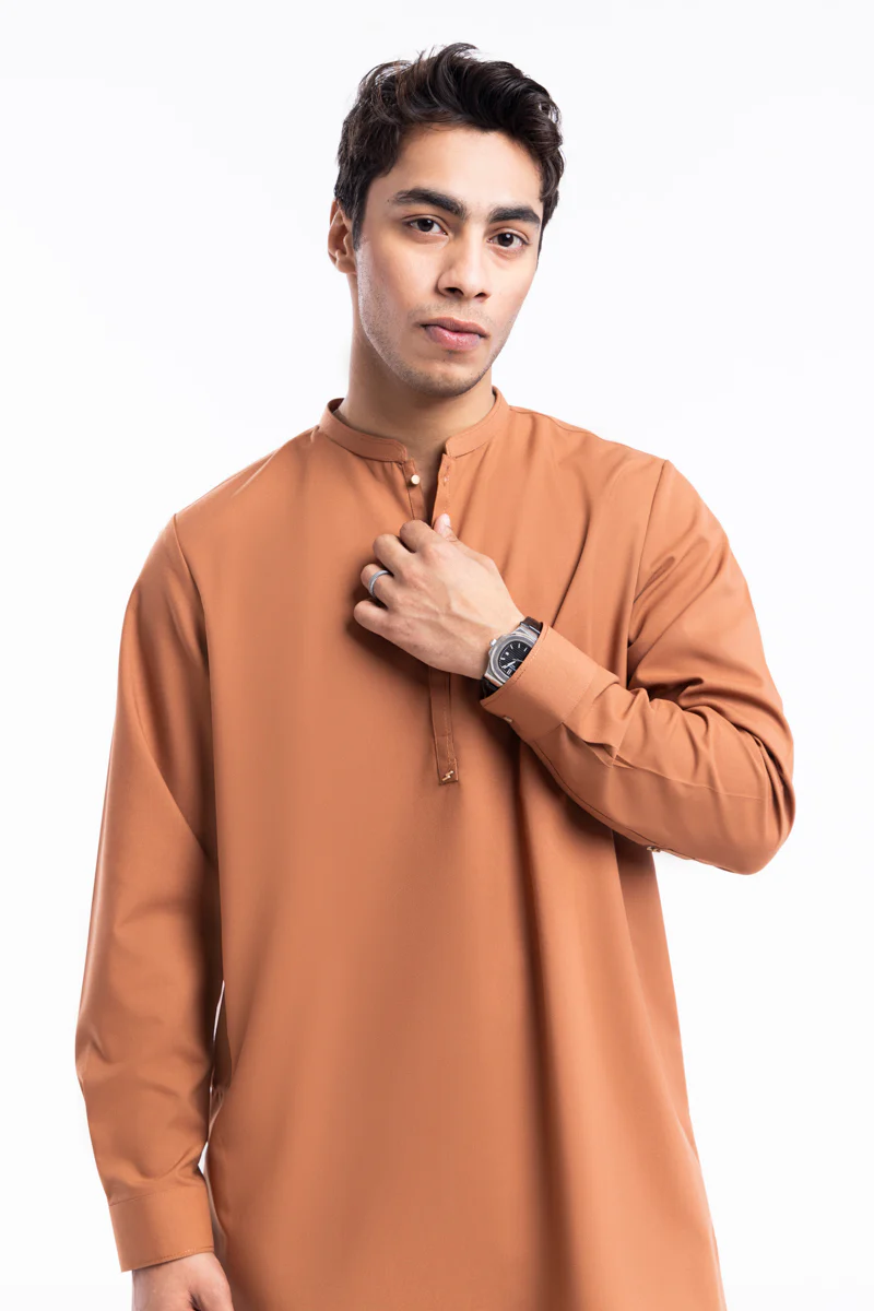 R-Brown-Blended-Kurta Trouser - (MP2PBBW25BM10N16) - Image 11
