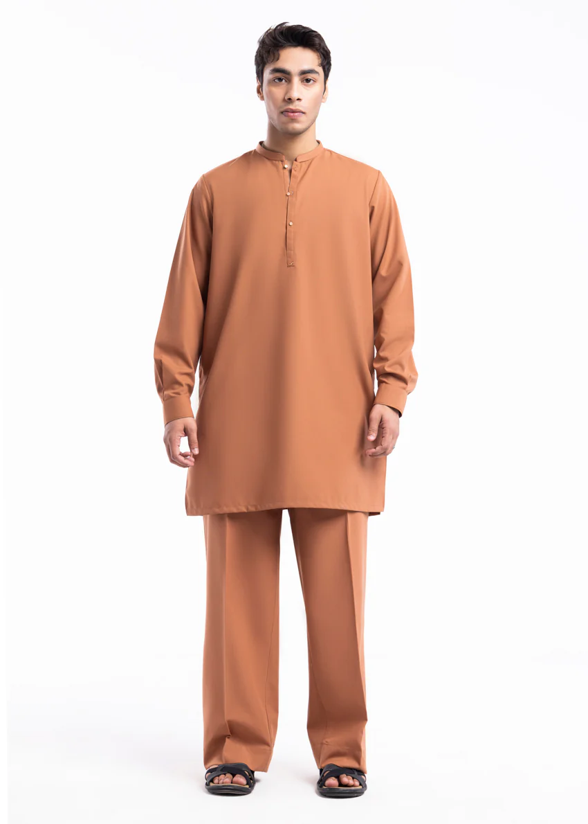 R-Brown-Blended-Kurta Trouser - (MP2PBBW25BM10N16) - Image 7