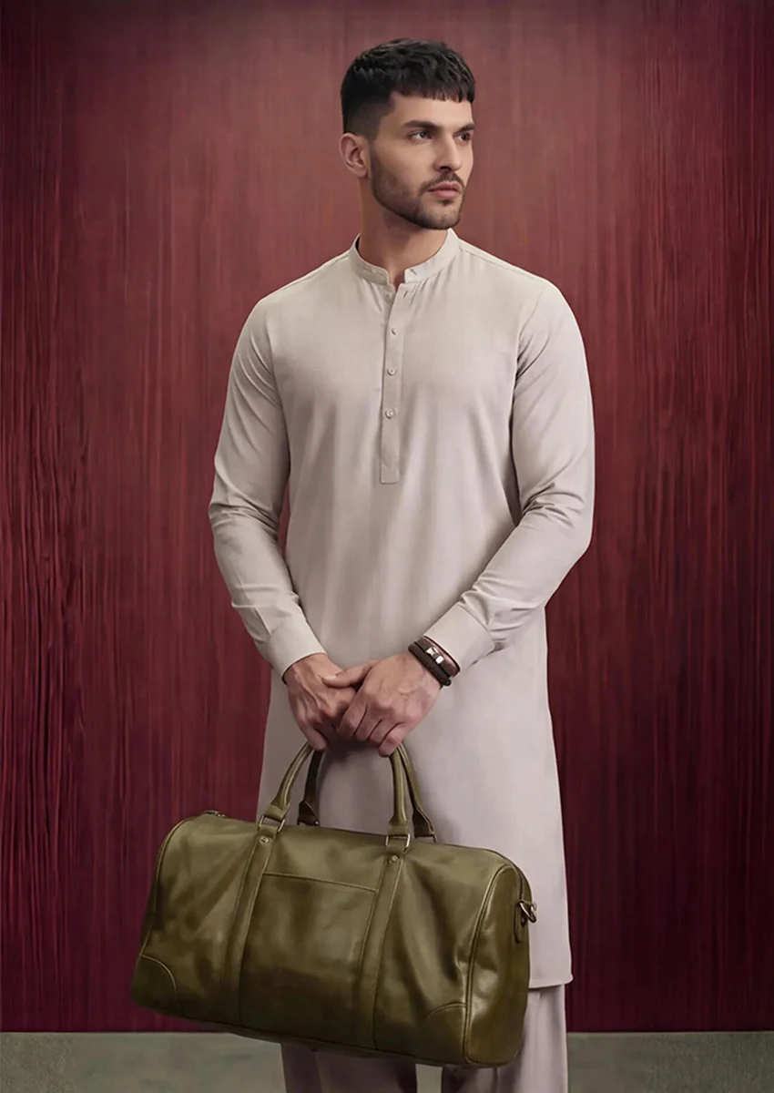 Peach-Blended-Shalwar Suit - (MP2PBBW25BM11D10)