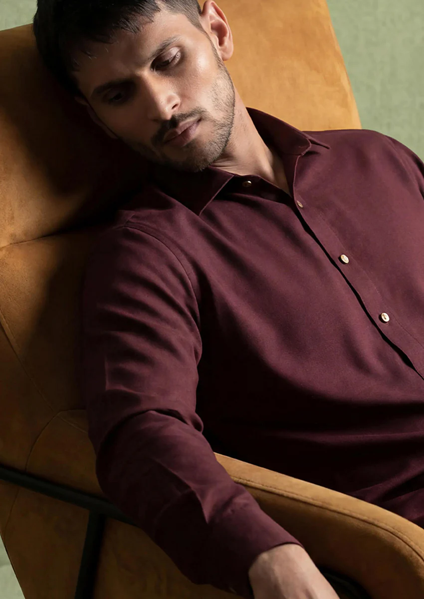 R-Brown-Blended-Shalwar Suit - (MP2PSBW25ADN8) - Image 3