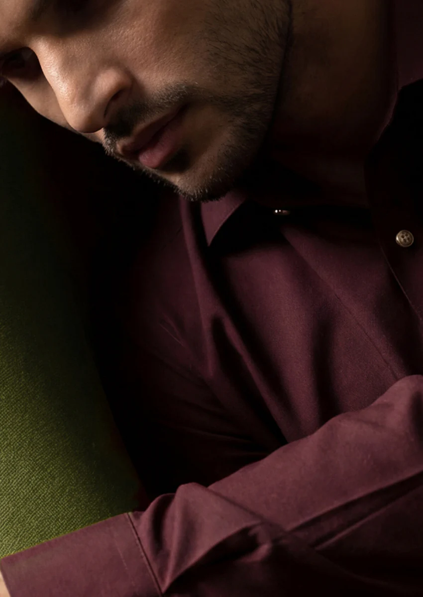 R-Brown-Blended-Shalwar Suit - (MP2PSBW25ADN8) - Image 5