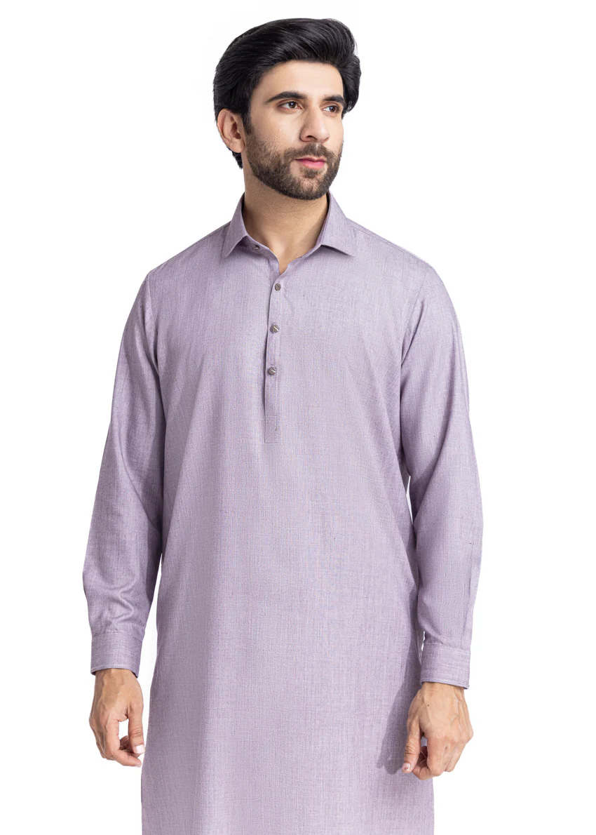 Mauve-Blended-Shalwar Suit - (MP2PSBW25BM10N5) - Image 5
