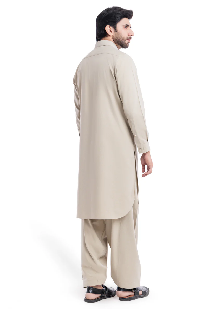 Sand-Blended-Shalwar Suit - (MP2PSBW25BM1J4) - Image 5