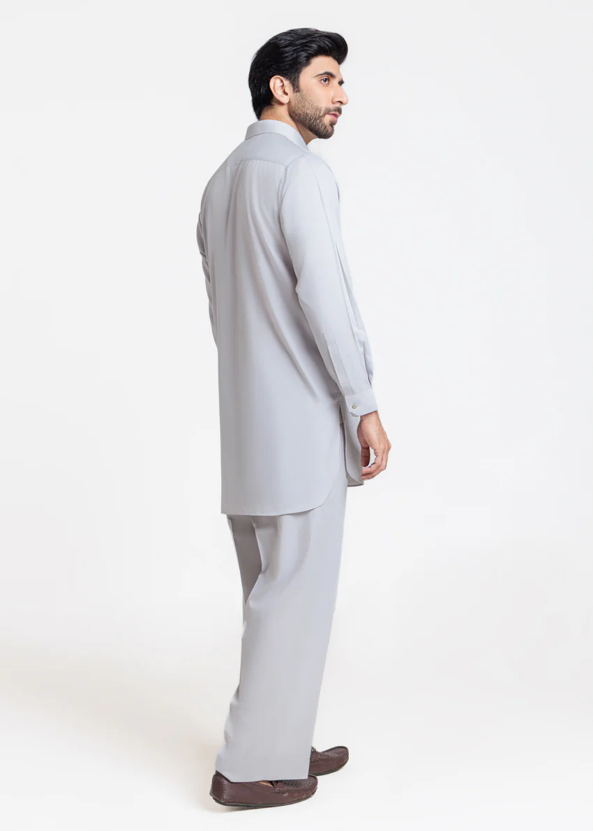V-Blue-Blended-Kurta Trouser - (MP2PSBW25BM9O12) - Image 2