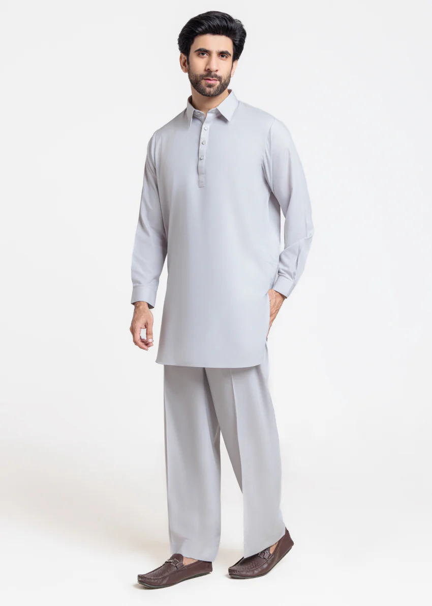 V-Blue-Blended-Kurta Trouser - (MP2PSBW25BM9O12) - Image 4