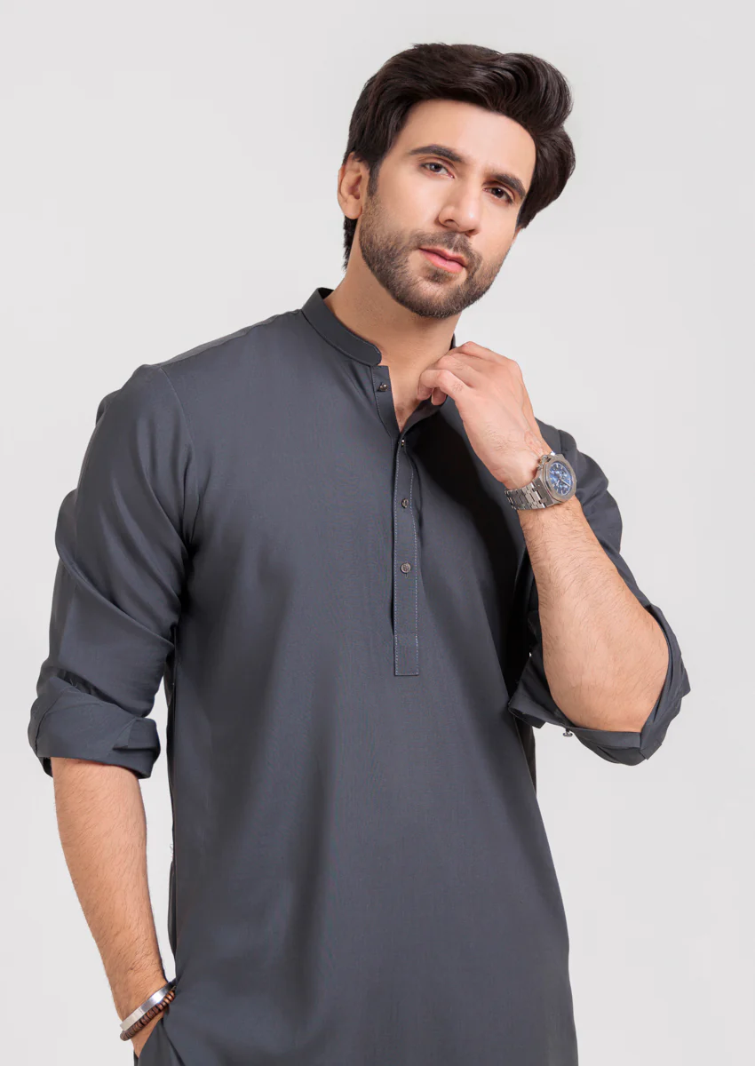 C-Grey-Blended-Kurta Trouser - (MPS25KPS2039) - Image 4