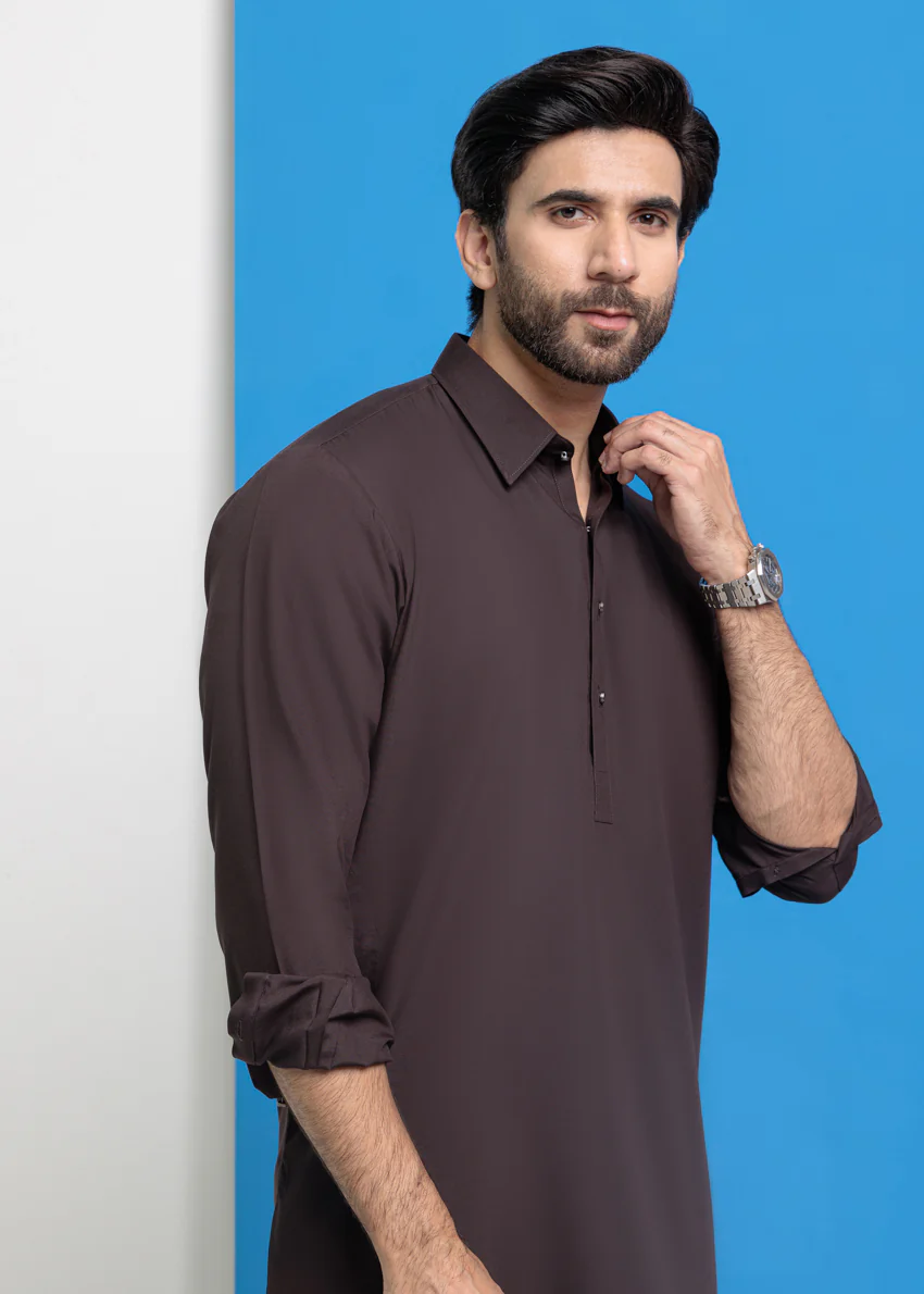 D-Brown-Blended-Kurta Trouser - (MPS25KPS2046) - Image 9