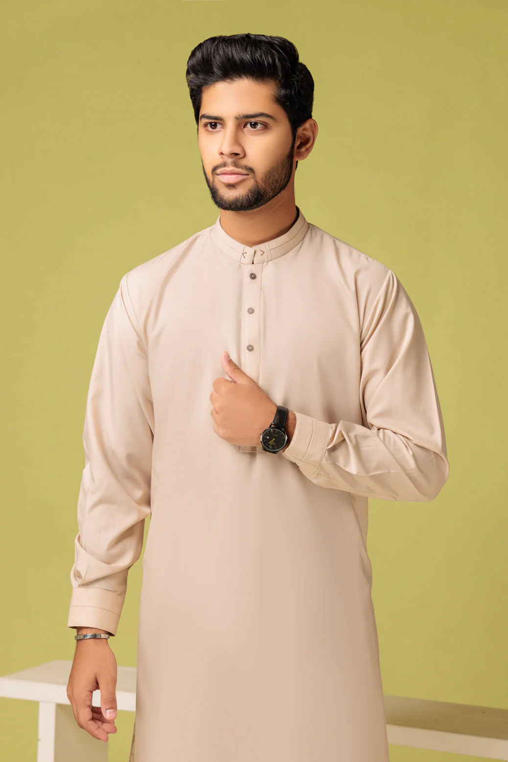 MUSLIN-BLENDED-KURTA SHALWAR - (KSRS23-090) - Image 2