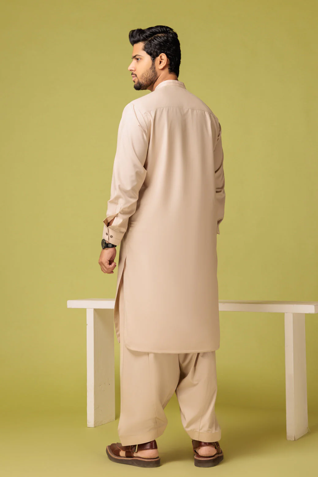 MUSLIN-BLENDED-KURTA SHALWAR - (KSRS23-090) - Image 4