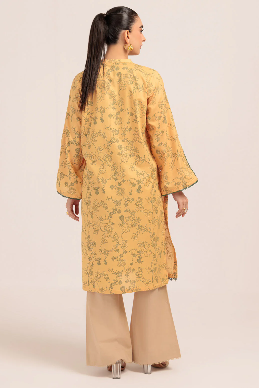 MUSTARD-CAMBRIC-1 PIECE (PWS1241P03) - Image 3