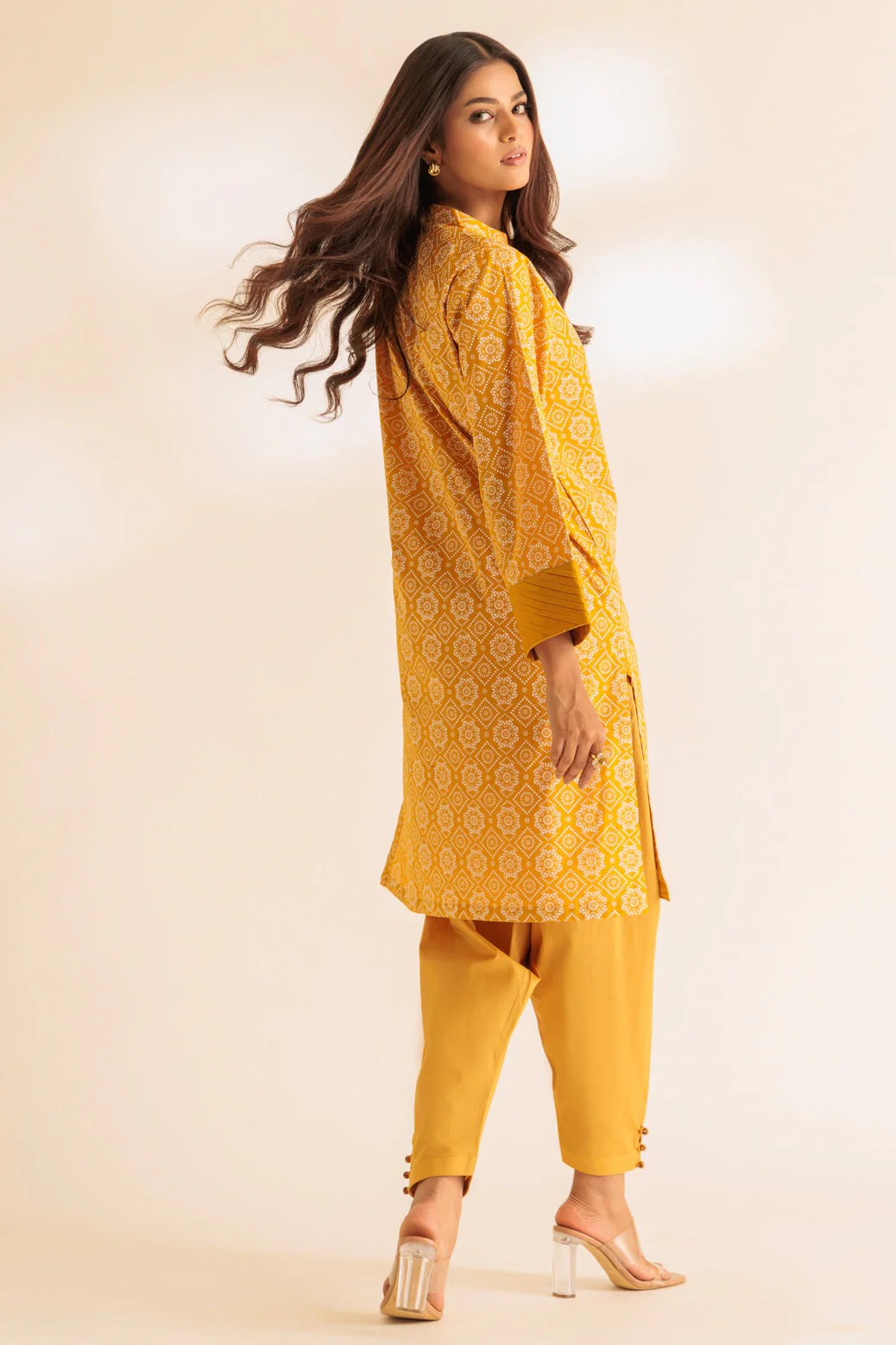 MUSTARD-CAMBRIC-2 PIECE (SRLS232P10) - Image 4