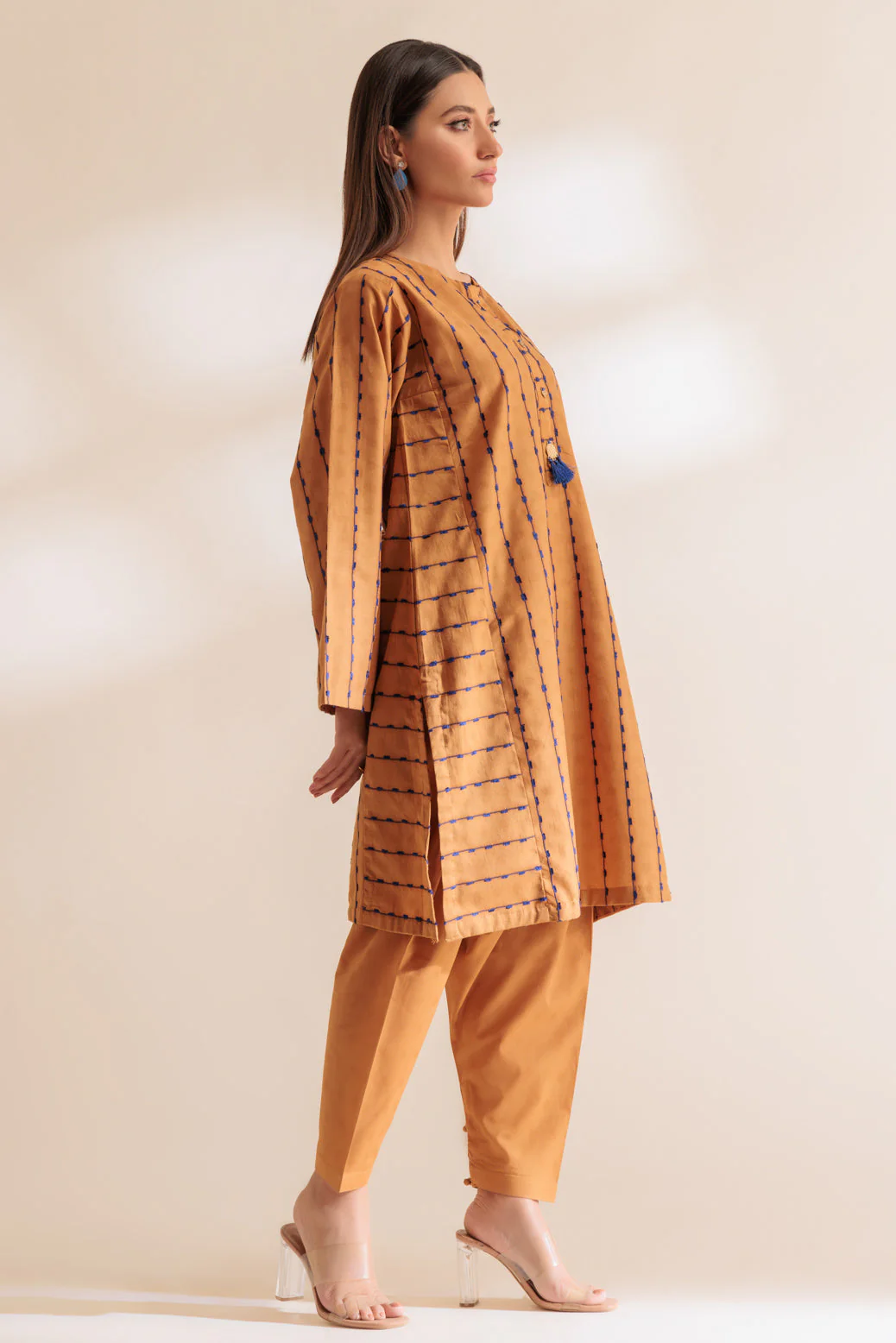 MUSTARD-CAMBRIC-2 PIECE (SS6242P21) - Image 4