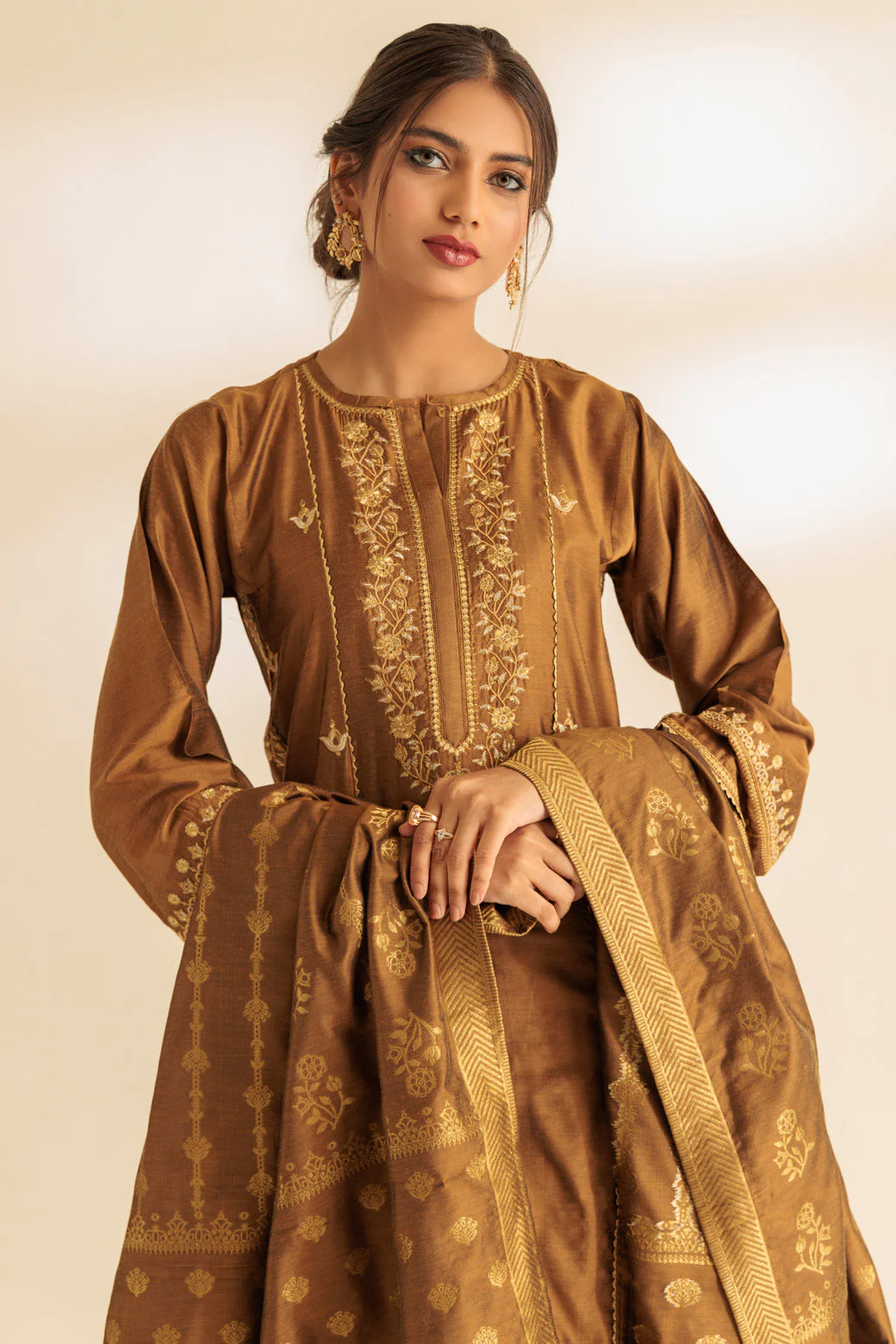 MUSTARD-DYED-3 PIECE (SS2243P22) - Image 2