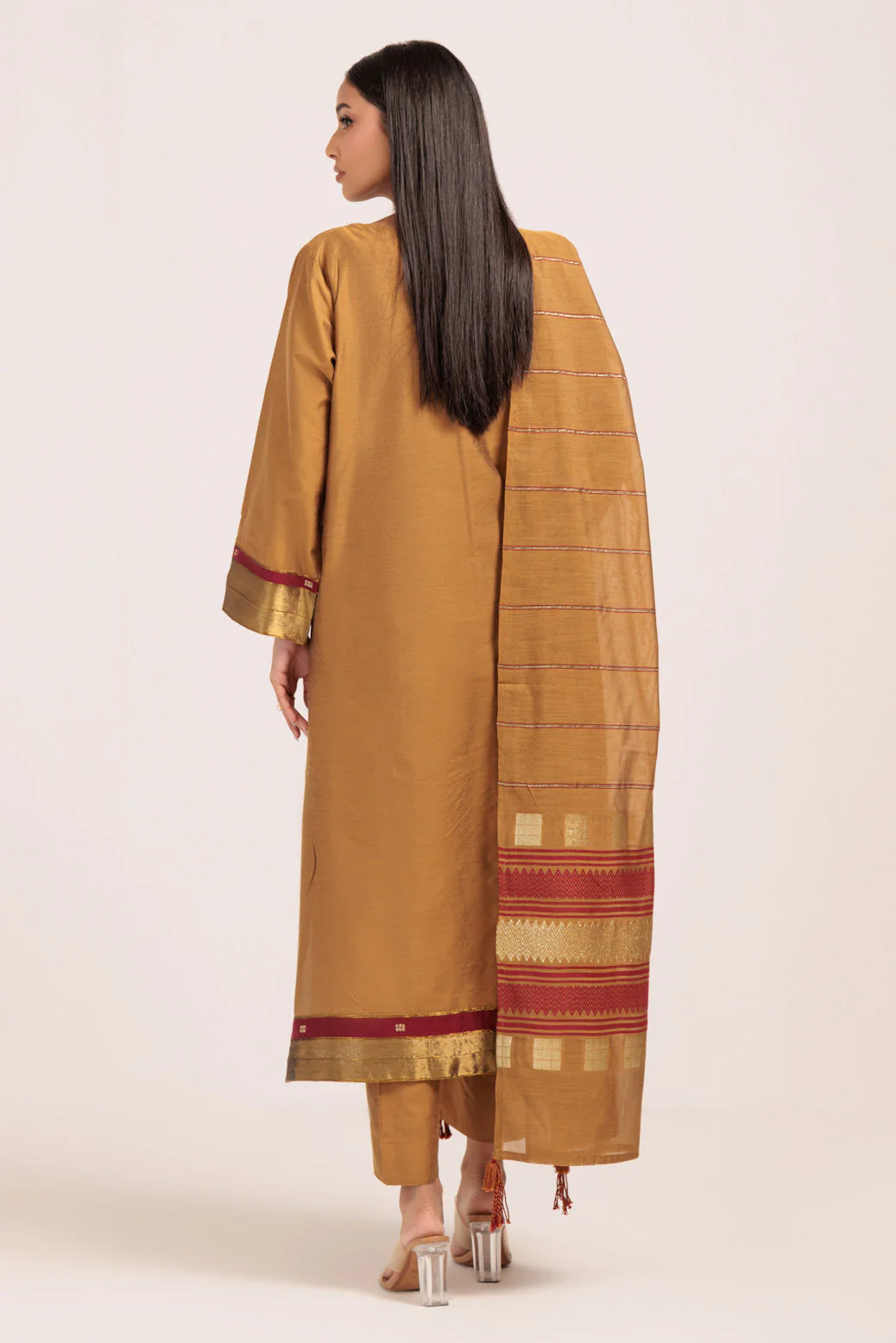 MUSTARD-YARN DYED-3 PIECE (WS5243P11) - Image 5