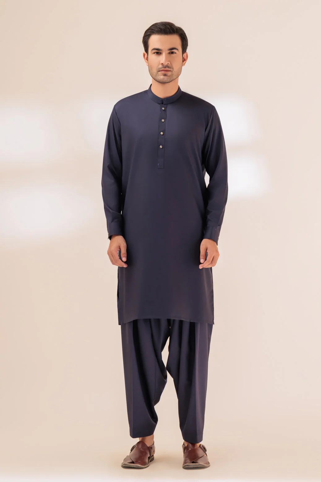 N-BLUE-BLENDED-SHALWAR SUIT - (GSBW23-033) - Image 3