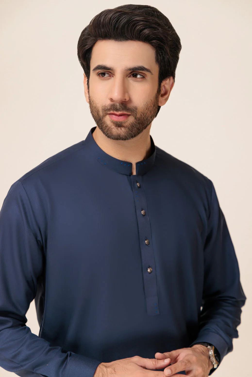 N-BLUE-BLENDED-SHALWAR SUIT - (GSBW23-036) - Image 2