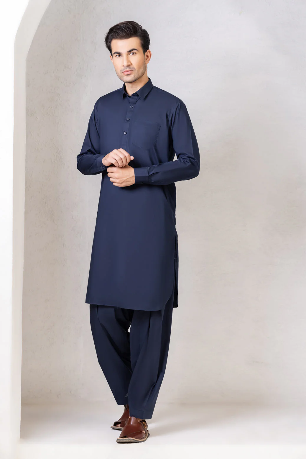 N-BLUE-COTTON-SHALWAR SUIT (GSBB22-003) - Image 4