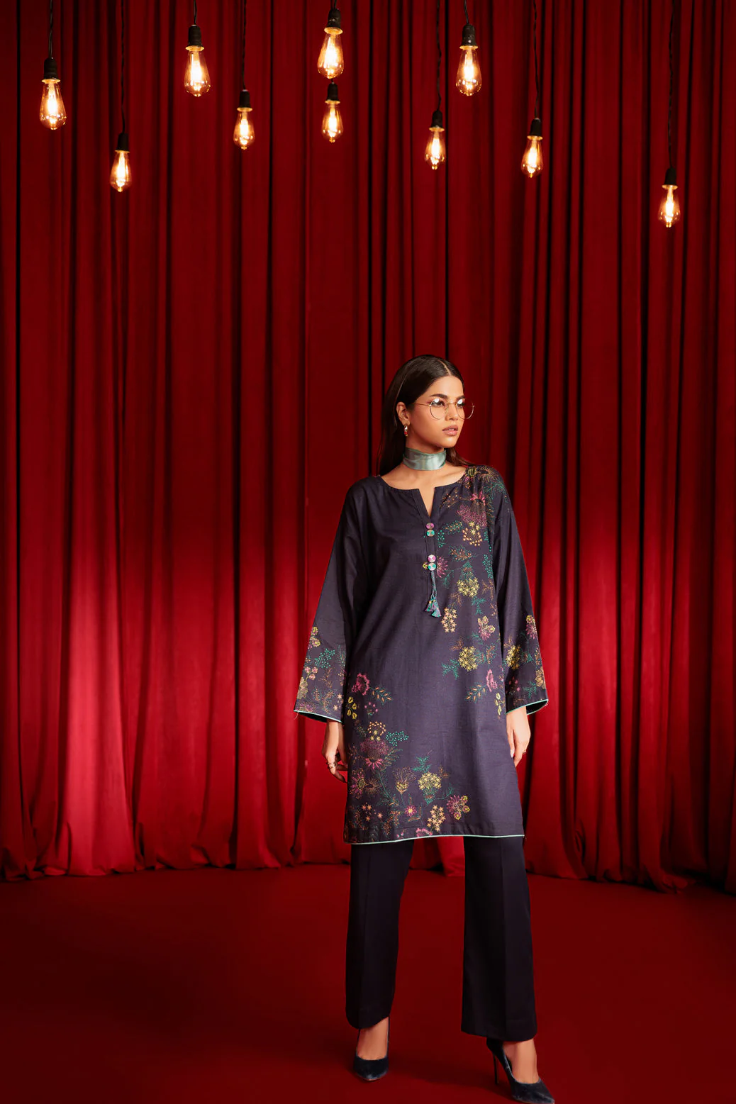 N-BLUE-KHADDAR-2 PIECE (WS2242P03) - Image 3