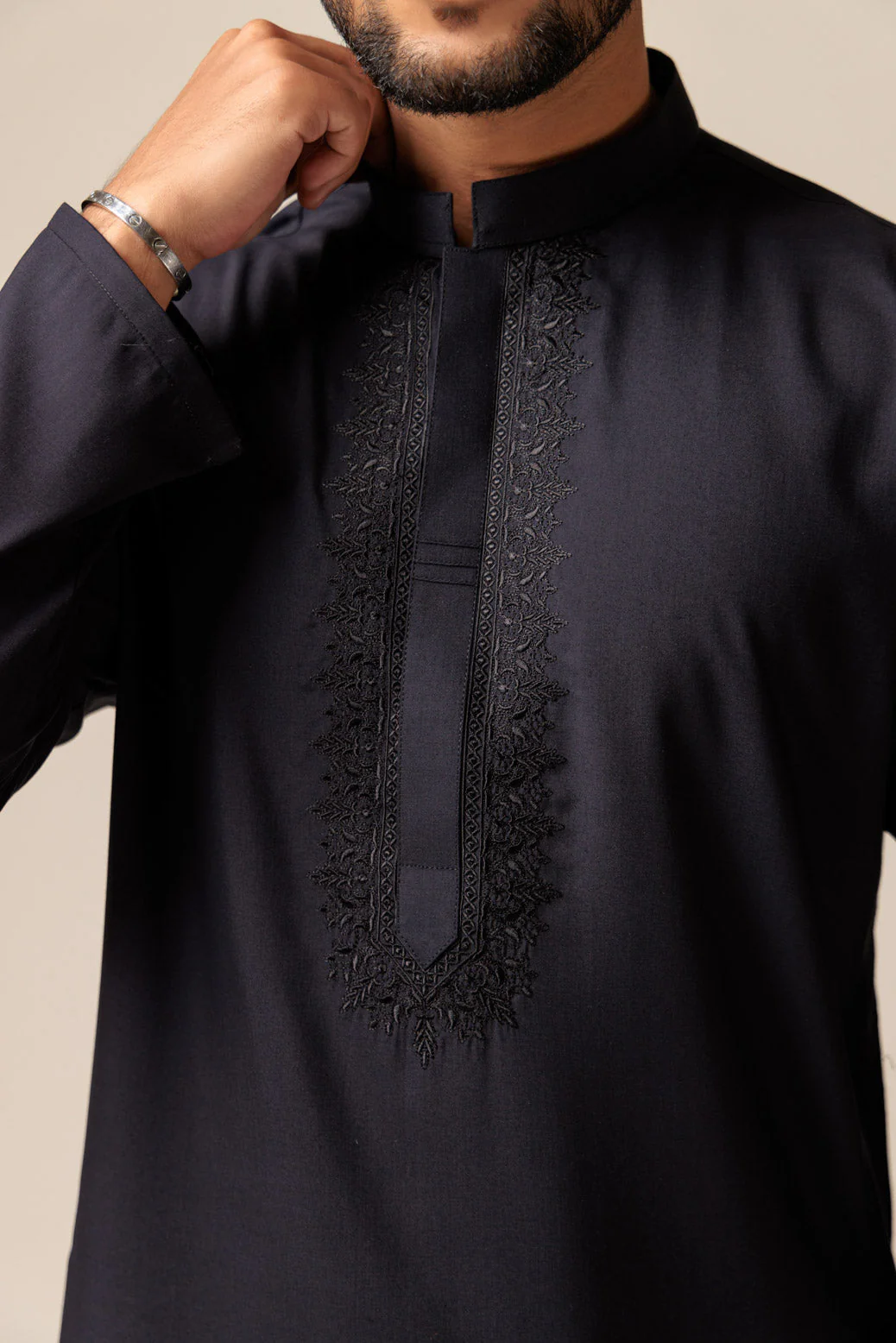 NAVAL-BLENDED-KURTA SHALWAR - (KSRS23-095) - Image 3