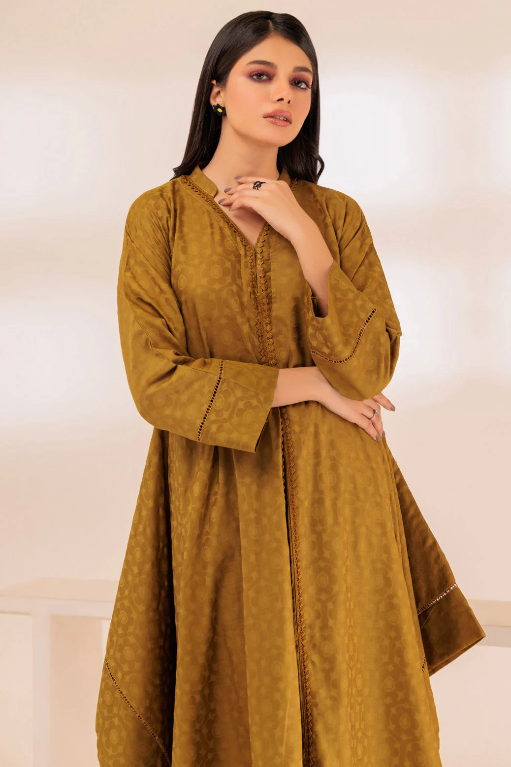 O-GREEN-JACQUARD-1 PIECE (SAS231P07) - Image 3