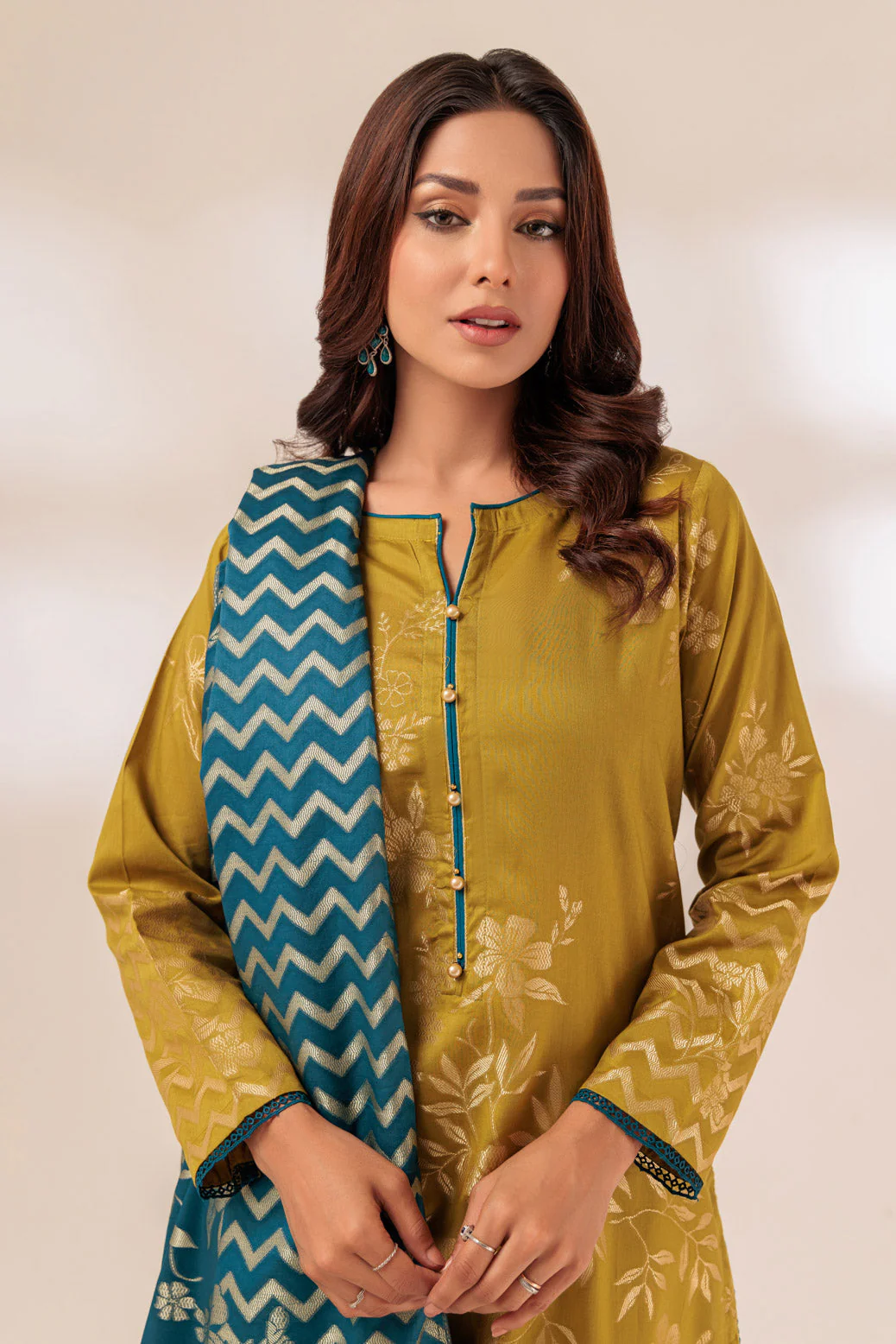 O-GREEN-JACQUARD-3 PIECE (PWJ2233P13) - Image 3