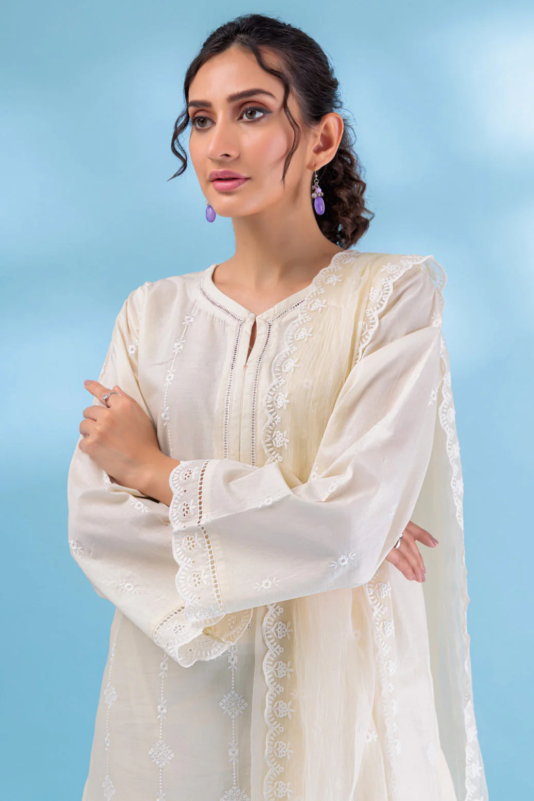 O-WHITE-CAMBRIC-3 PIECE (BSAS233P08) - Image 3