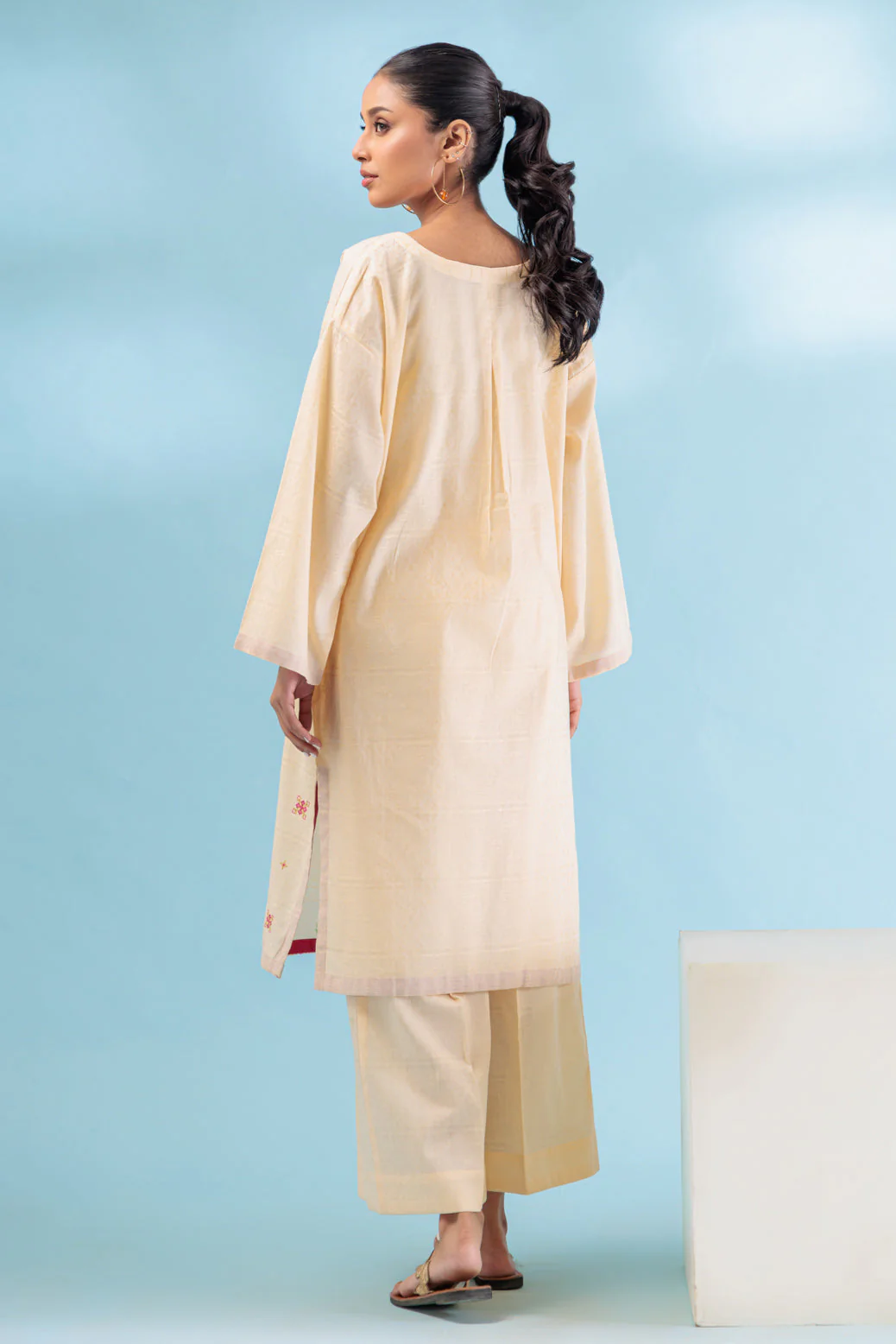 O-WHITE-JACQUARD-2 PIECE (PWS1232P05) - Image 4