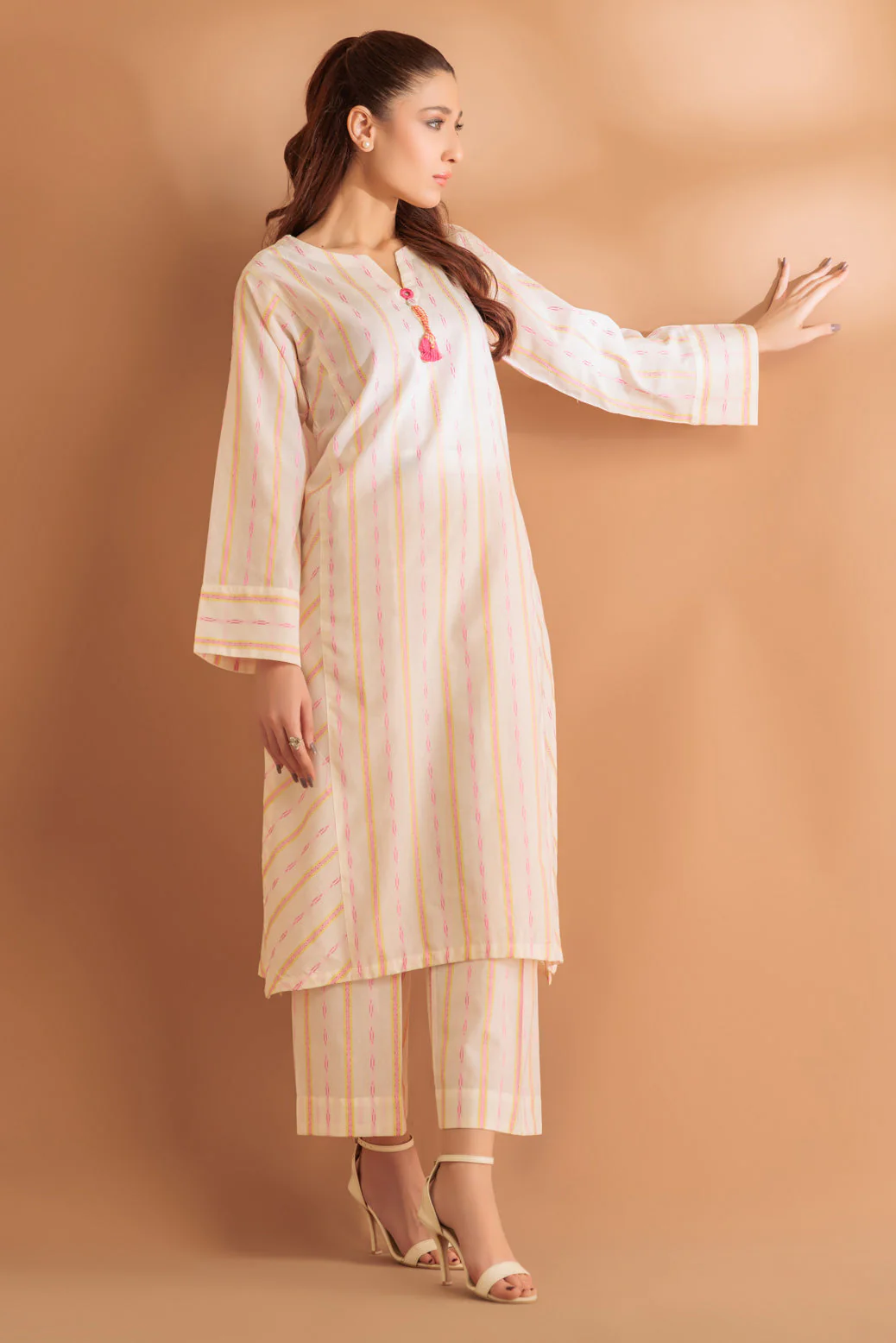 O-WHITE-JACQUARD-2 PIECE (SS6242P34) - Image 3