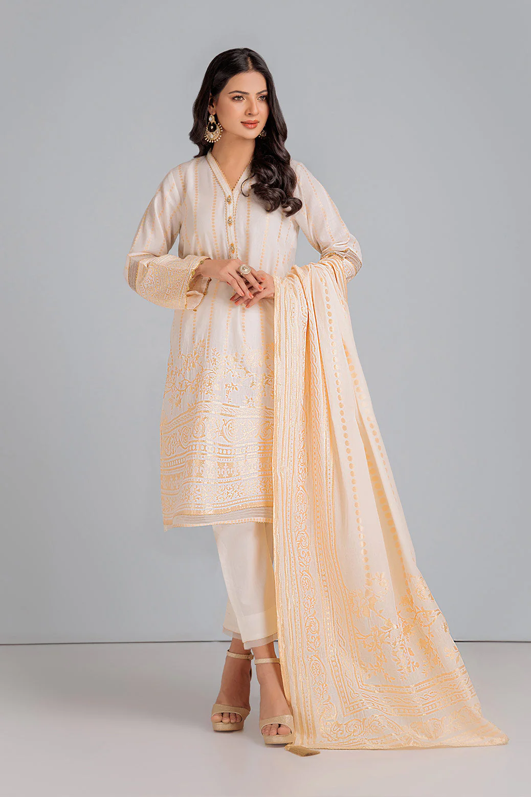O-WHITE-JACQUARD-3 PIECE (JAS233P30) - Image 2