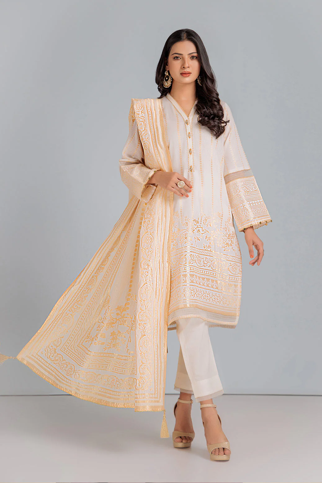 O-WHITE-JACQUARD-3 PIECE (JAS233P30) - Image 3