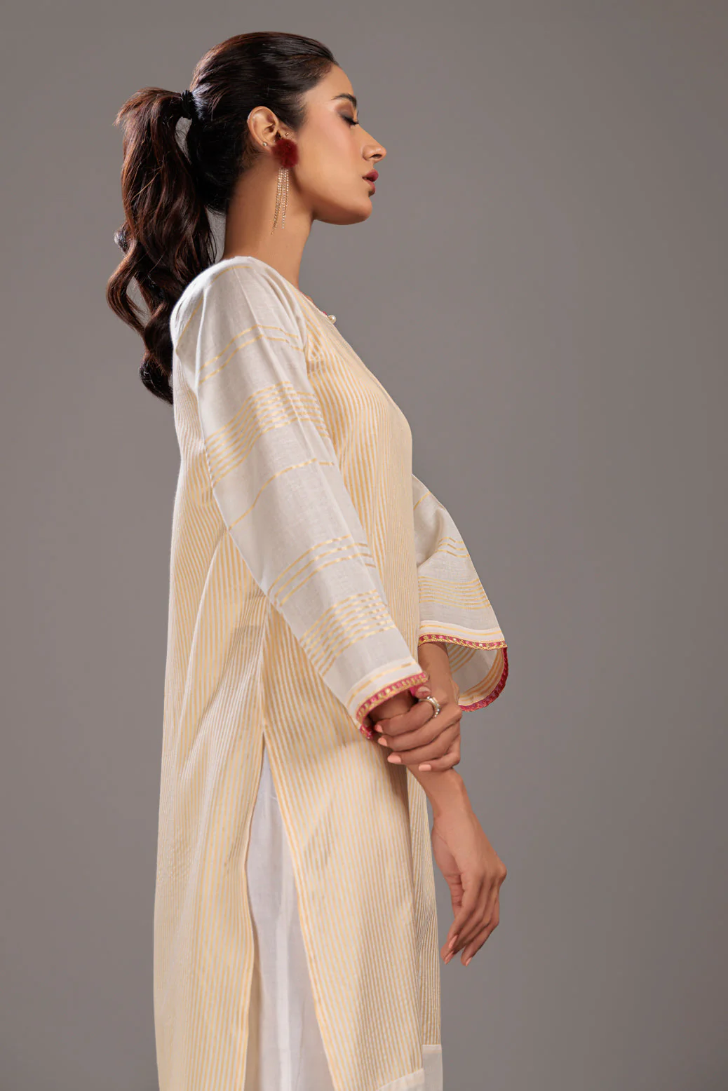 O-WHITE-LAWN-1 PIECE (SSS231P07) - Image 3