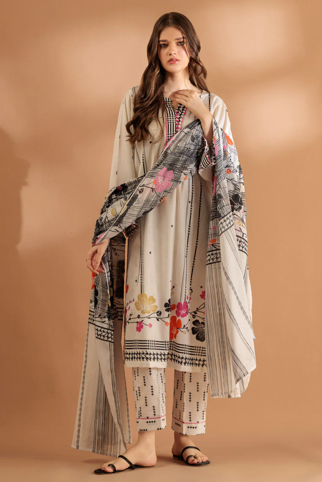 O-WHITE-LAWN-3 PIECE (BS1243P02) - Image 3