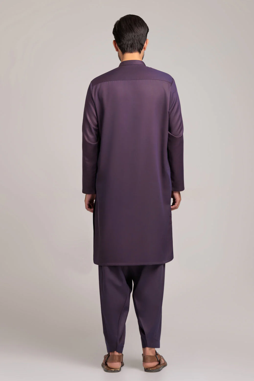 OLD WINE-BLENDED-KURTA SHALWAR (KSRW22-031) - Image 2