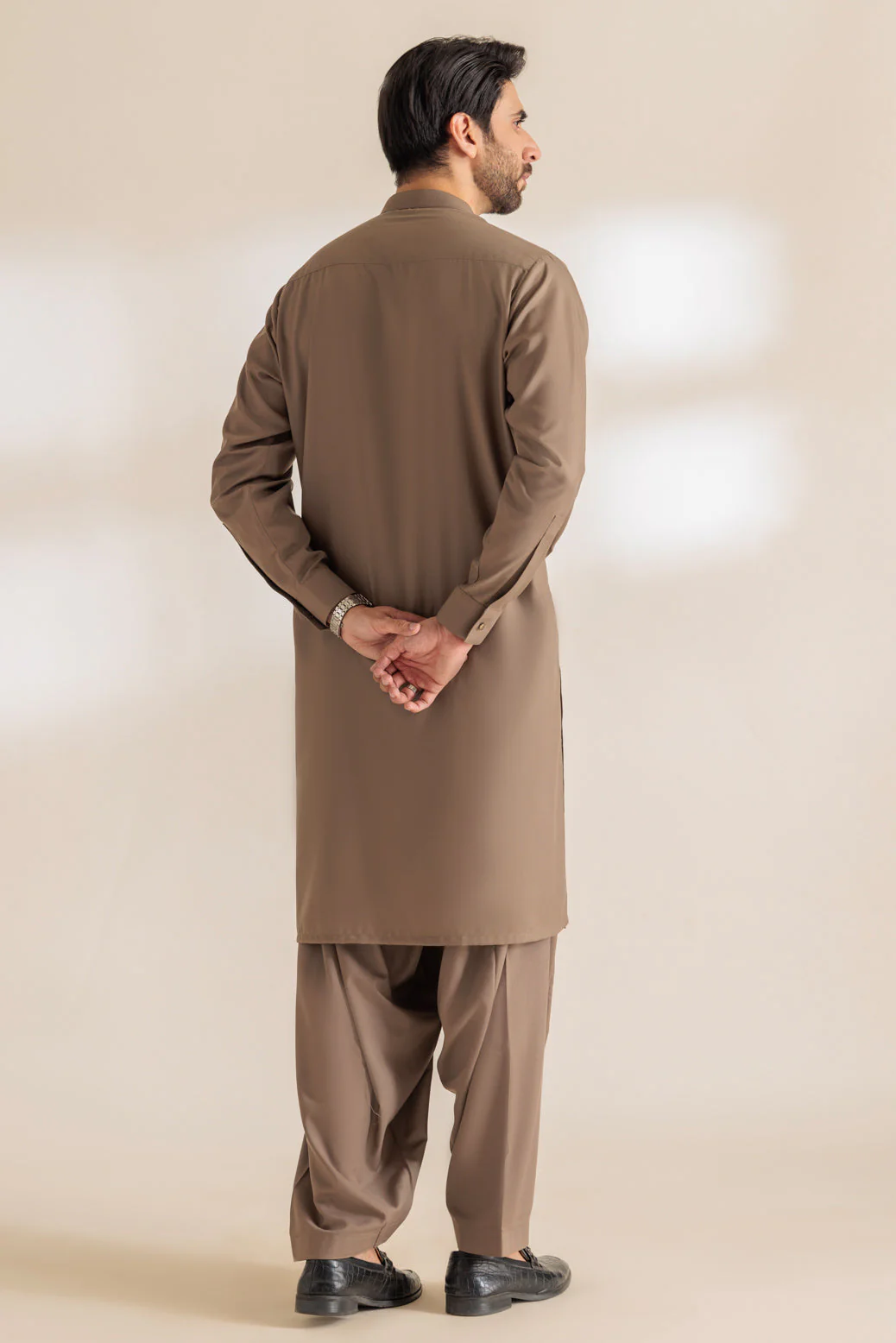 OLIVE-BLENDED-KURTA SHALWAR - (KSRR24-009) - Image 5