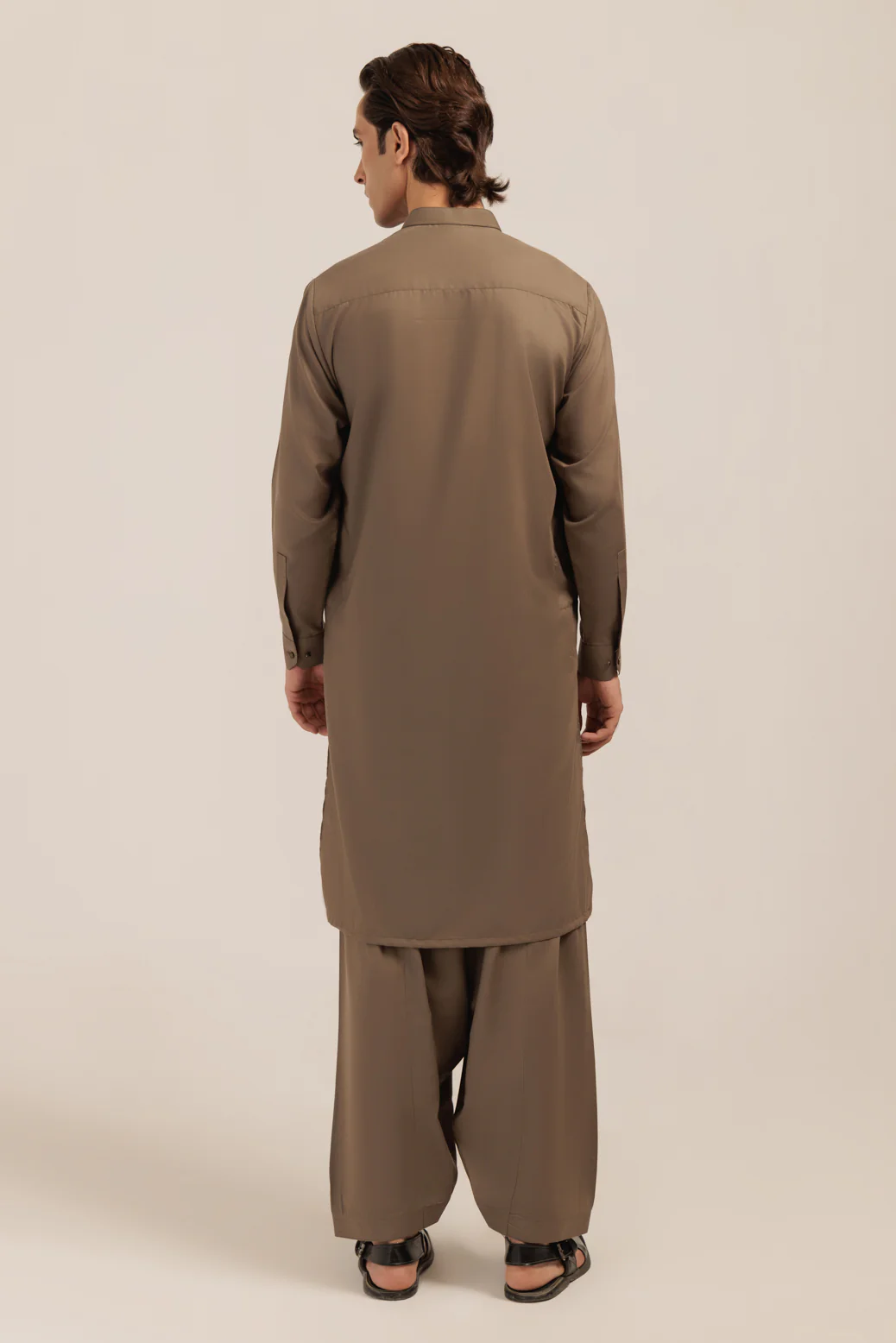 OLIVE-BLENDED-KURTA SHALWAR - (KSRW24-012) - Image 4