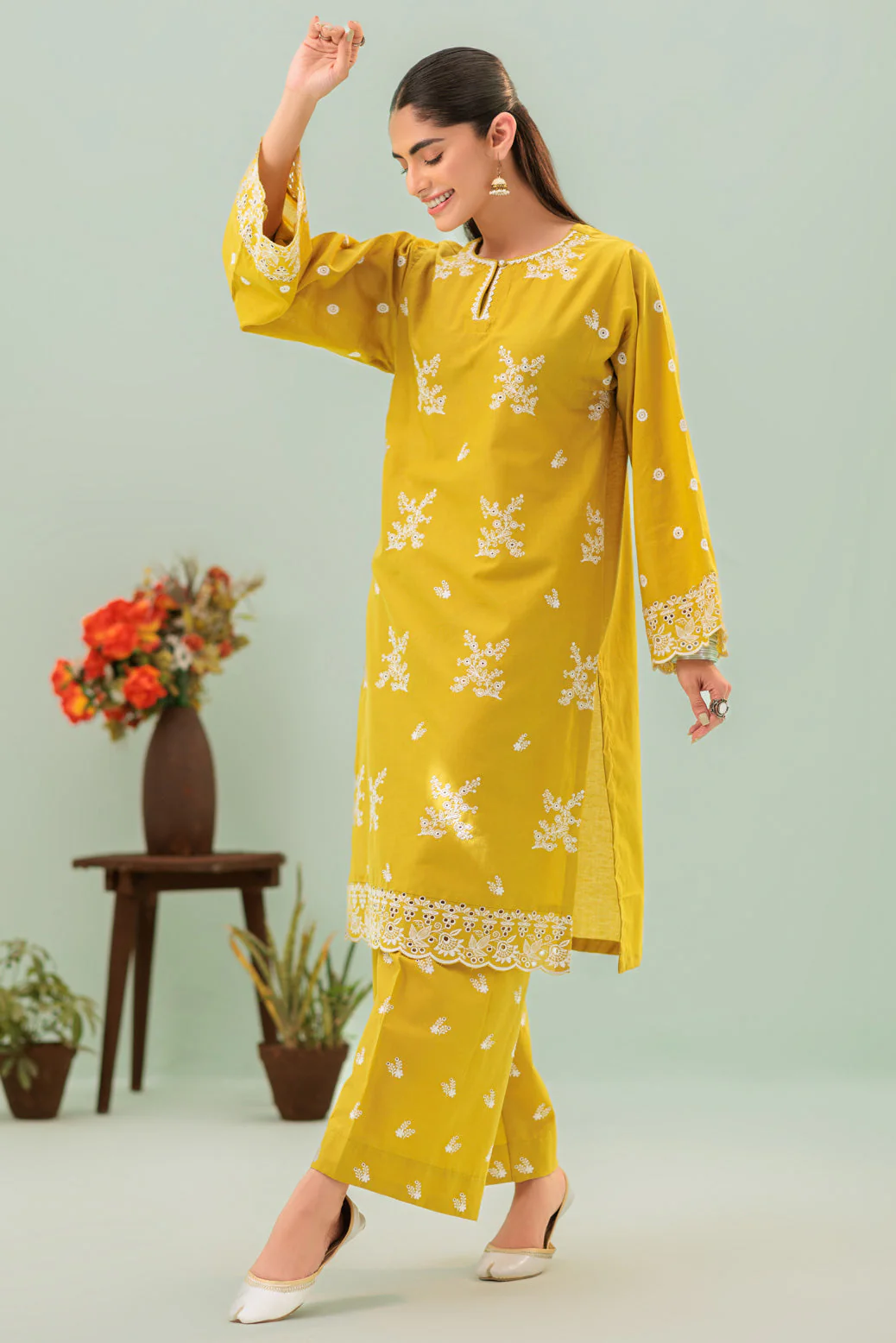 OLIVE-CAMBRIC-2 PIECE (2S24K2P037) - Image 2