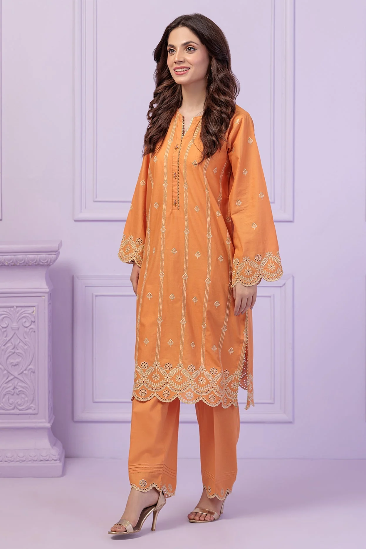 ORANGE-CAMBRIC-2 PIECE (6S24K2P012) - Image 4