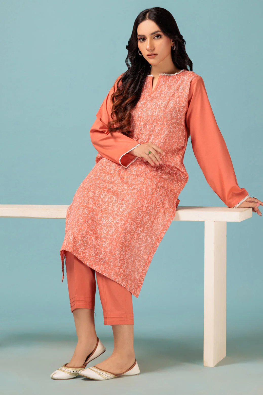 ORANGE-CAMBRIC-2 PIECE (BSAS232P19) - Image 2