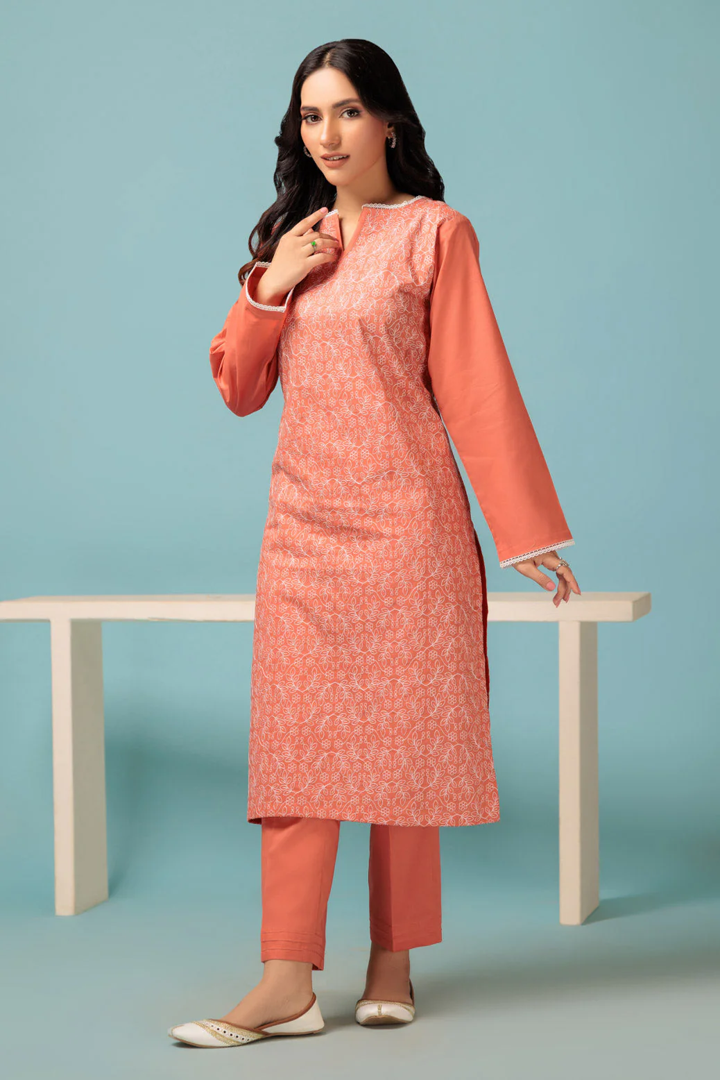 ORANGE-CAMBRIC-2 PIECE (BSAS232P19) - Image 3