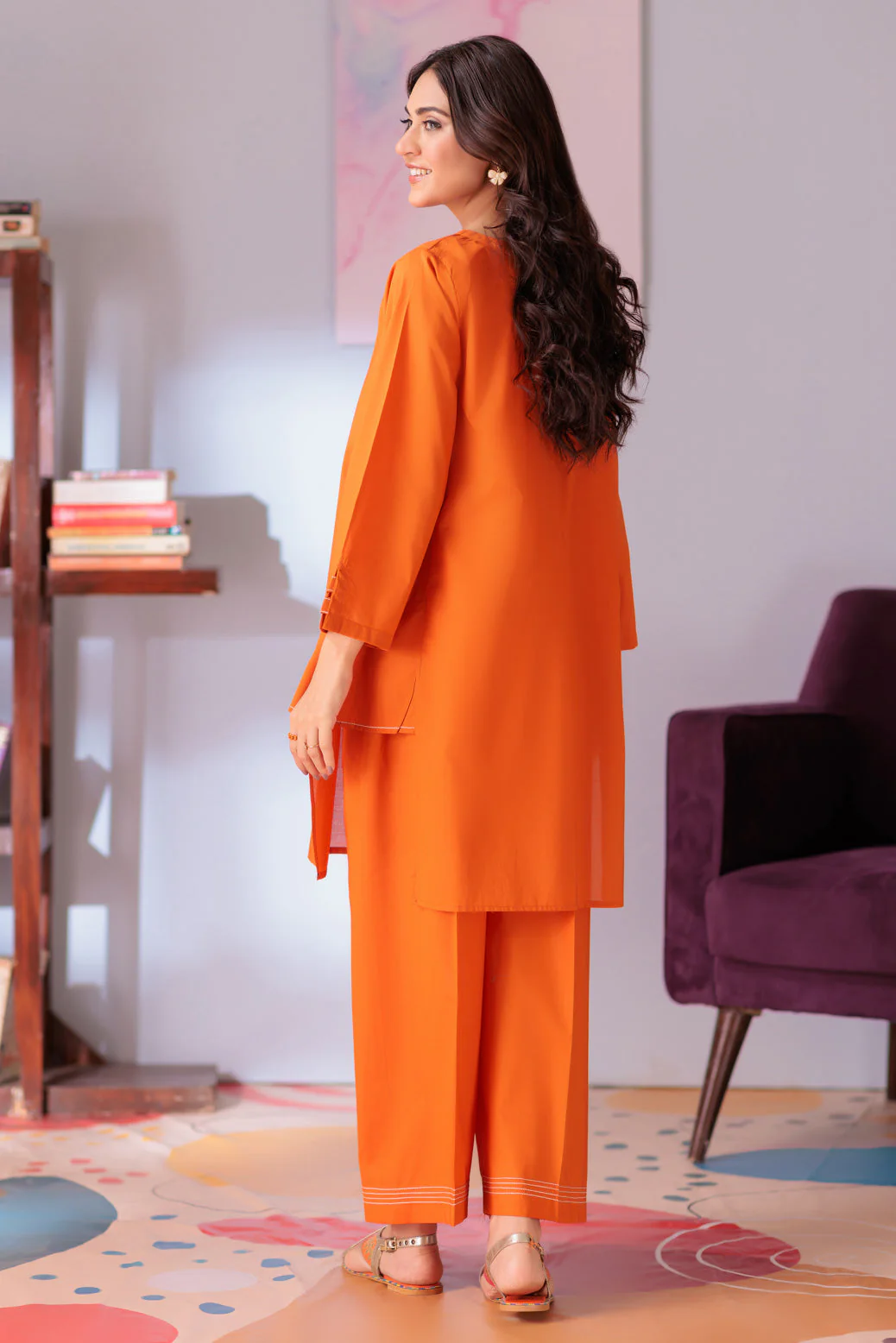 ORANGE-CAMBRIC-2 PIECE (SSS232P56) - Image 5