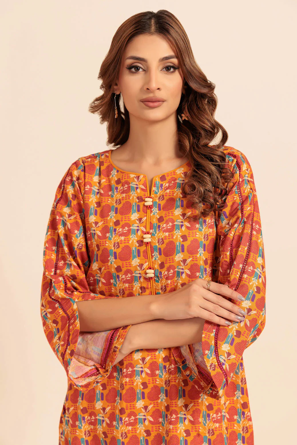 ORANGE-KHADDAR-2 PIECE (WS1242P03) - Image 4