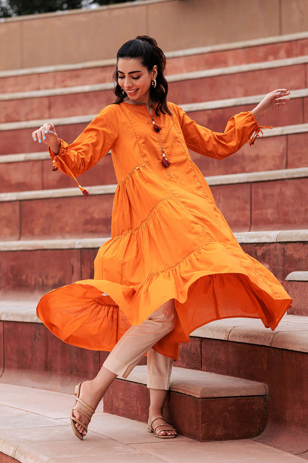ORANGE-LAWN-1 PIECE (SSS231P22) - Image 2