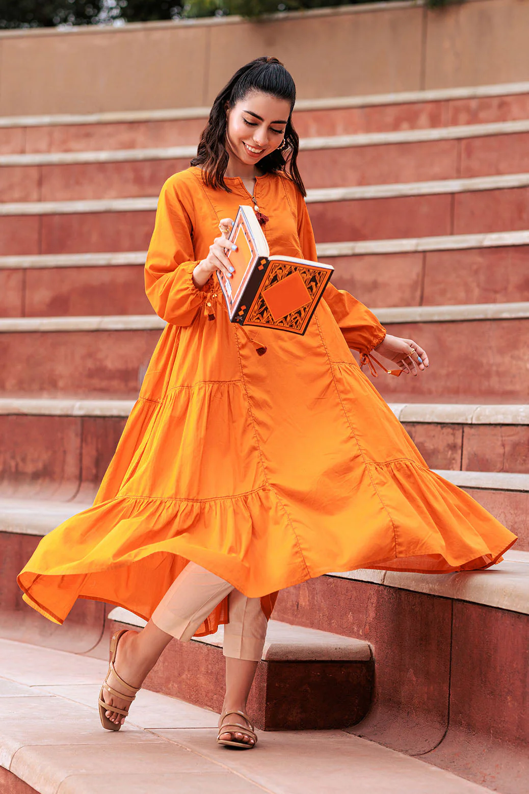 ORANGE-LAWN-1 PIECE (SSS231P22) - Image 3