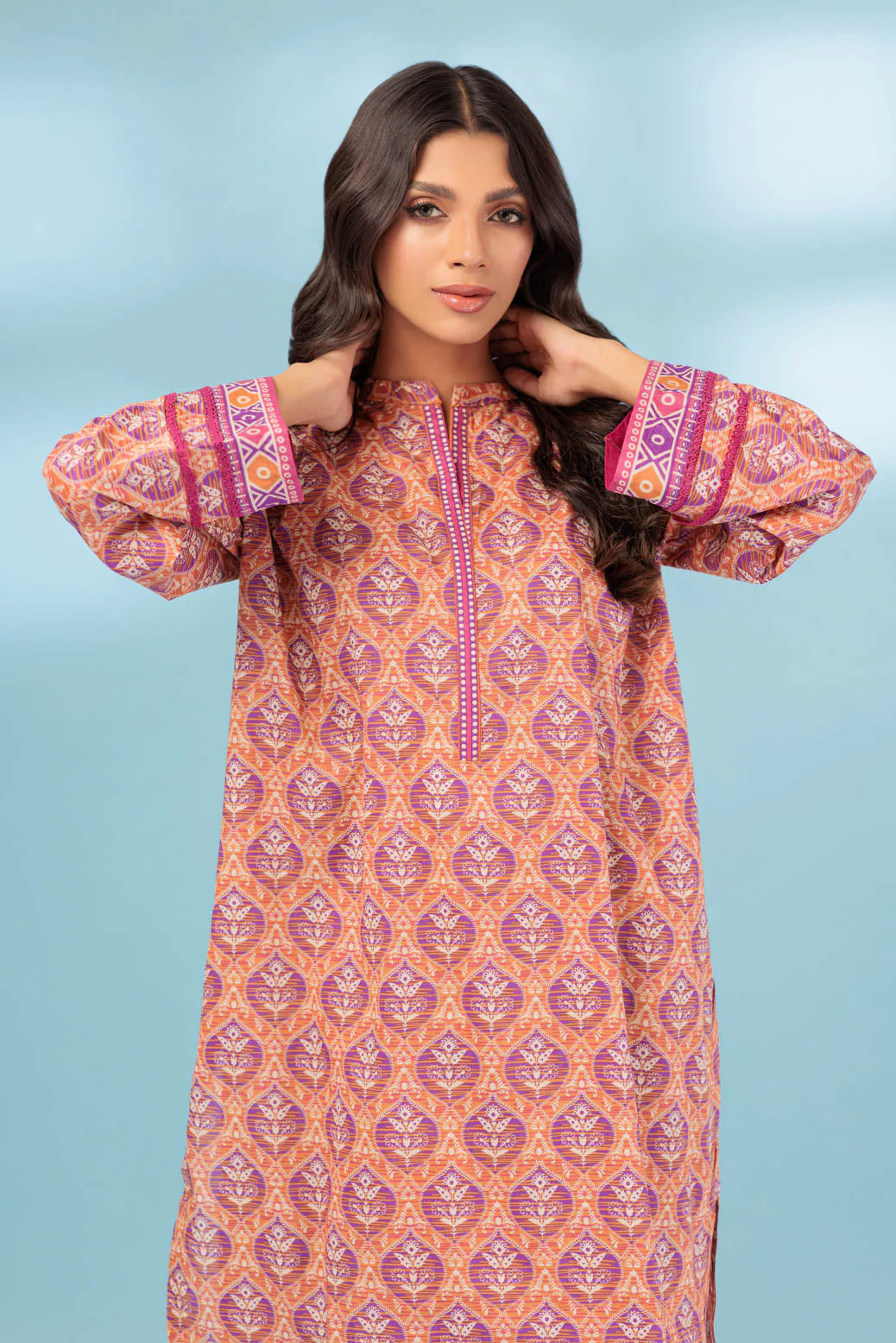 ORANGE-LAWN-2 PIECE (BSSS232P25) - Image 2