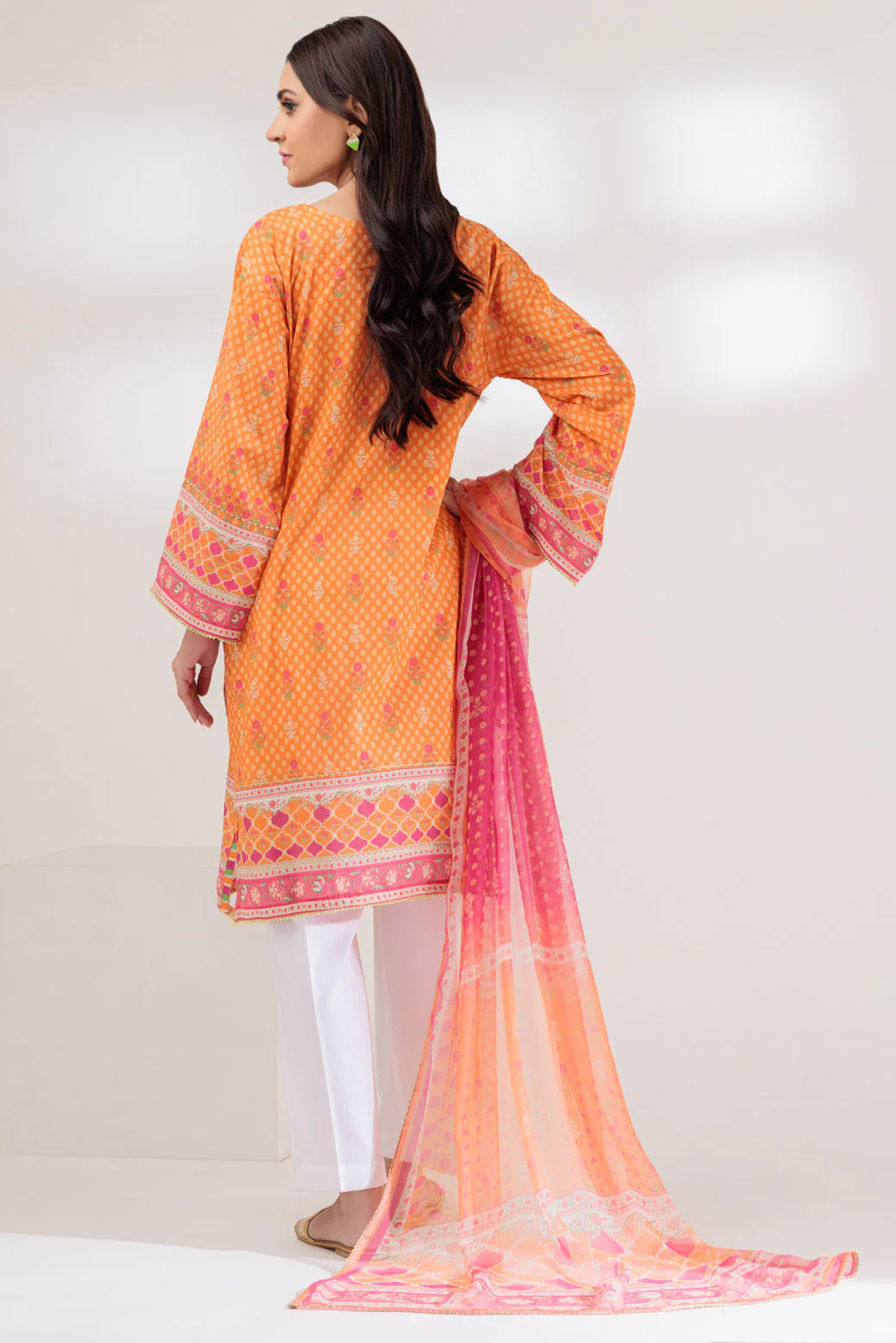 ORANGE-LAWN-2 PIECE (SAS232P30) - Image 2